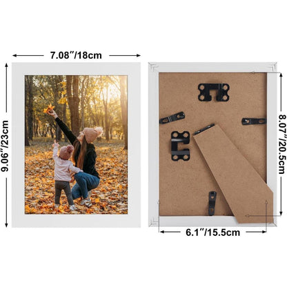 12er Set Bilderrahmen 15x20 cm Weiße Fotorahmen Collage