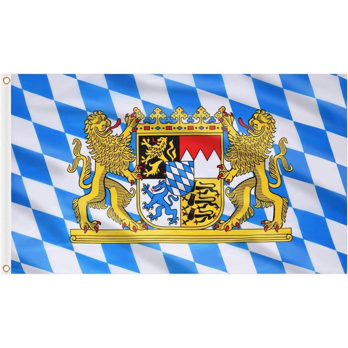 Bayern Flagge 150x90 cm - 2er Set für Oktoberfest Deko