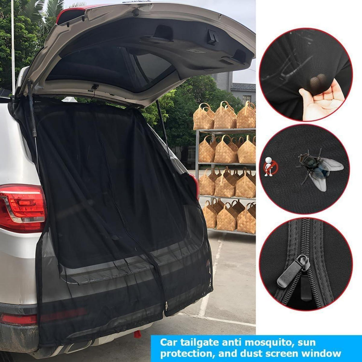 Auto Heckklappe Moskitonetz Sonnenschutz für Vans & Transporter