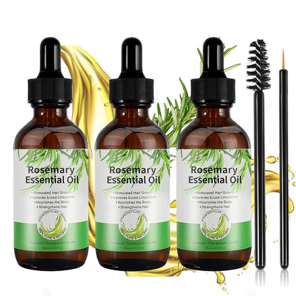 Rosmarinöl 100% 180ml für Haarwachstum Set gegen Haarausfall
