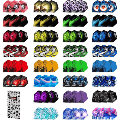 Dart Flights Set 90 Stück PET Standard Zubehör - CyeeLife