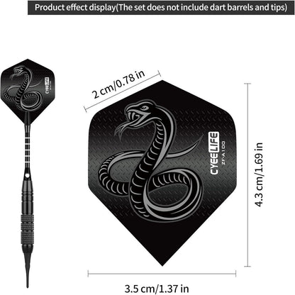 Dart Flights Set 90 Stück PET Standard Zubehör - CyeeLife