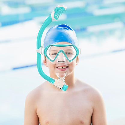 Taucherbrille Schwimmbrille Schnorchelmaske Kinder 180° Panorama HD