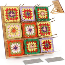 Granny Square Spanner 29 cm Bambus Blocking Board 30 Stifte