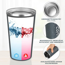 Thermobecher Edelstahl Kaffeebecher Vakuumisolierter To Go