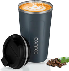 Thermobecher Edelstahl Vakuumisolierter Kaffeebecher to Go 18oz Blau