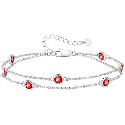 Silber Armband Damen 925 mit Zirkonia – Verstellbar & Zeitlos