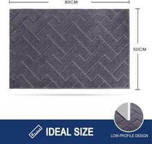 Schmutzfangmatte 50x80cm rutschfest waschbar absorbierend