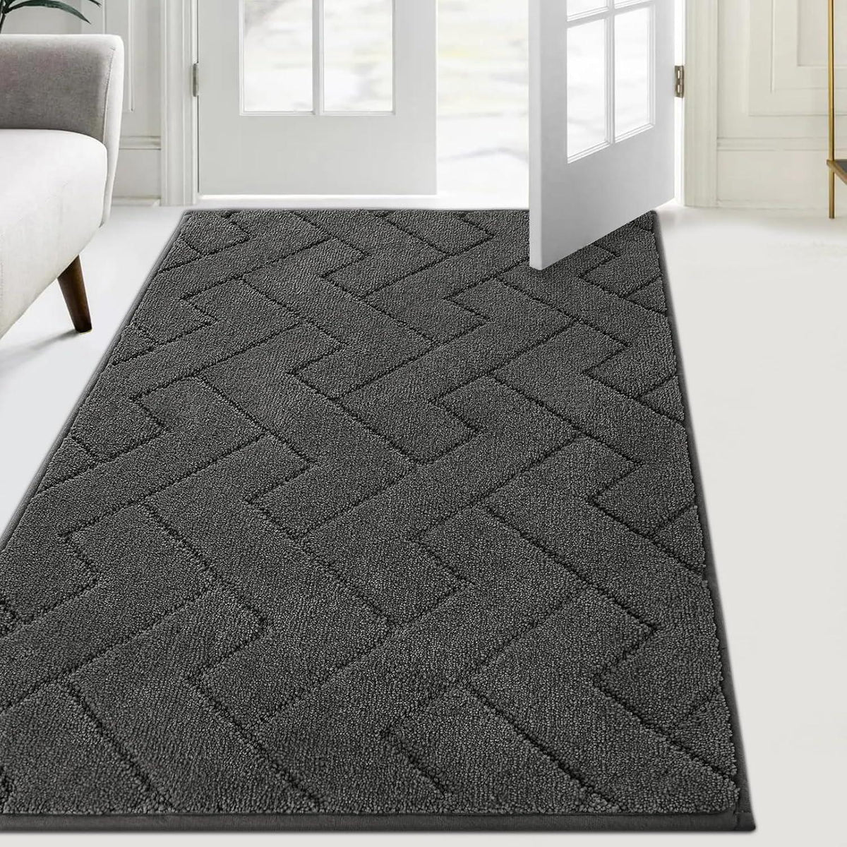 Schmutzfangmatte Innen 86x150cm waschbar rutschfest absorbierend