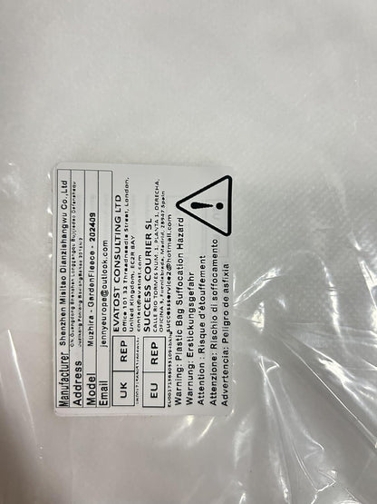 Muzhira Wintervlies 30g/m² 1m x 10m - Frostschutz für Pflanzen, Wetterfest, Kälte, Vögel, Insekten