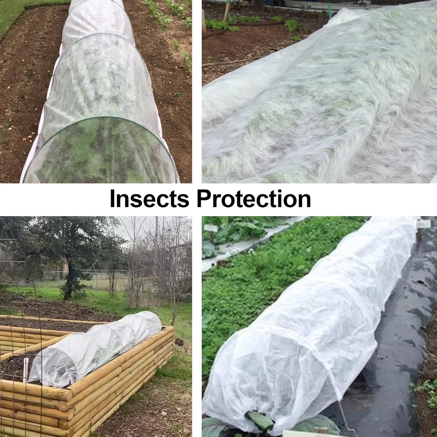 Pflanzenschutz Vlies 1m x 10m 17g/m² Winterschutz Frostschutzvlies
