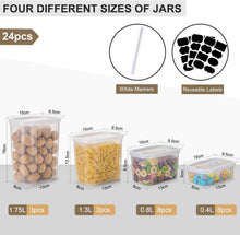 Vorratsdosen Set 24 STK Luftdicht Stapelbar BPA-frei Snack