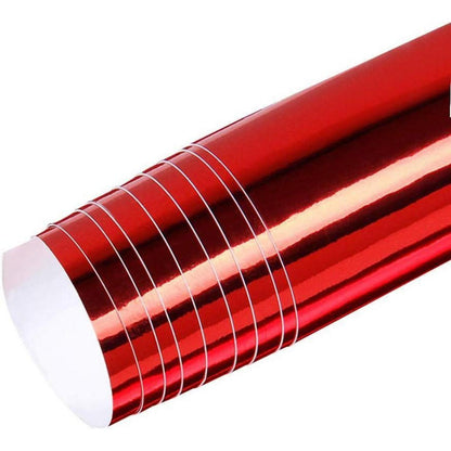 Rot Auto Vinylfolie 50 x 150 cm – Blasenfrei & Kratzfest