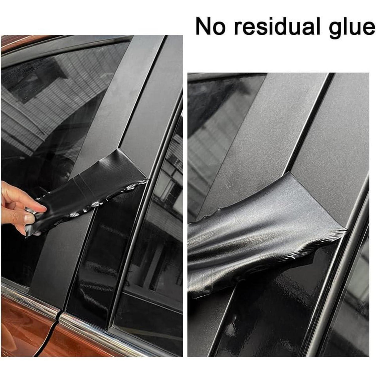 Schwarz Glänzende Autofolie 10x900cm – Hochwertiger Vinyl Wrap
