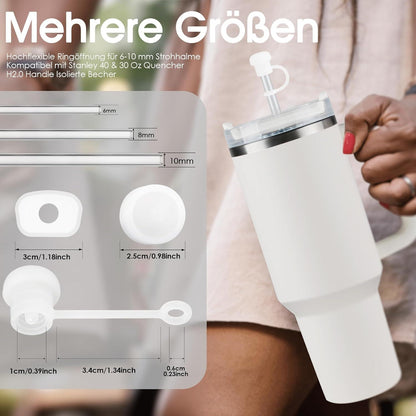 Silikon Strohhalm Stopper für Stanley Tumbler 30oz 40oz