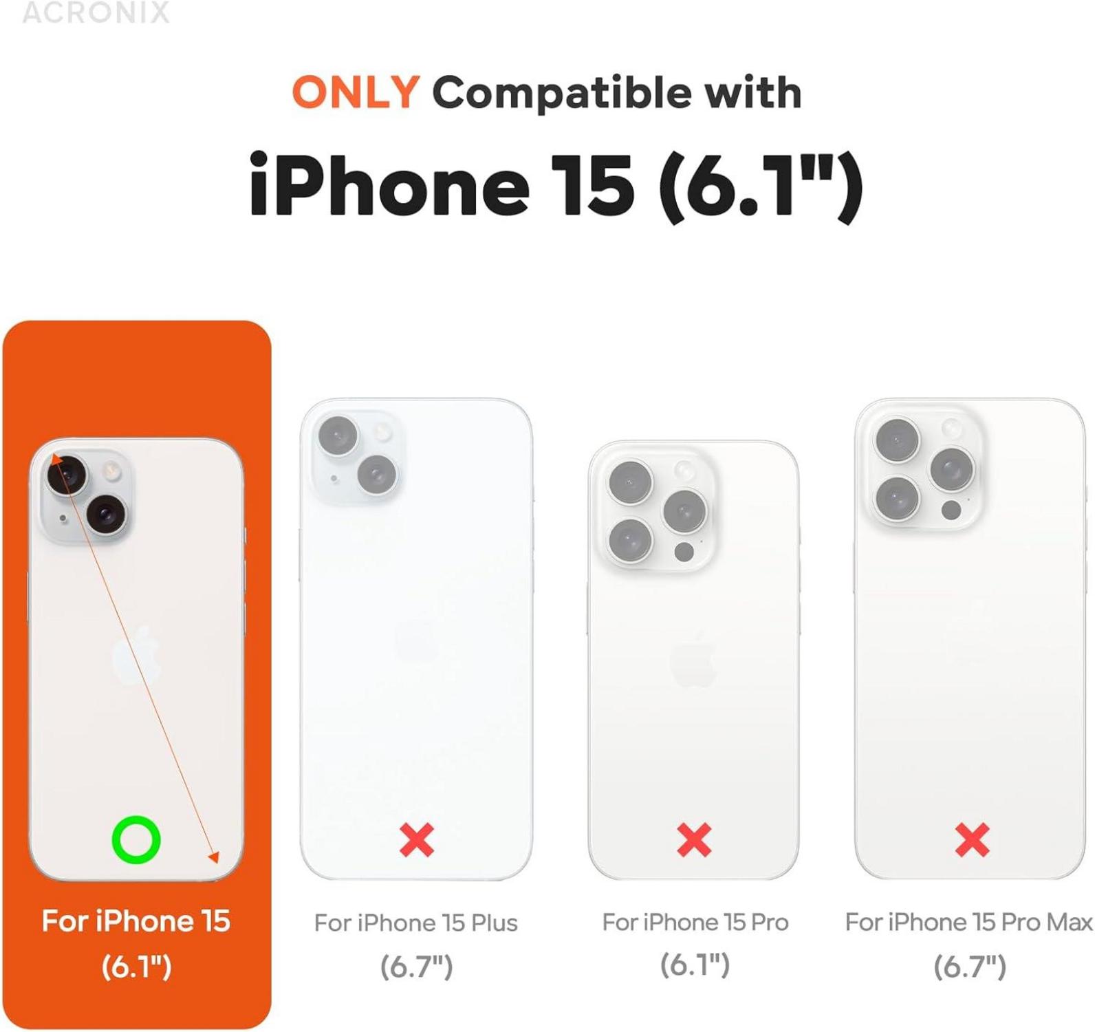 Premium Liquid Silicone Hülle für iPhone 15 + Schutzfolie