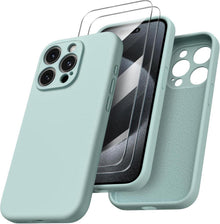 iPhone 15 Pro Hülle mit Kameraschutz, Schutzfolien & Mikrofaser