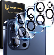 Kameraschutz für iPhone 15 Pro/15 Pro Max, 3er Set UniqueMe