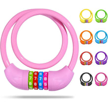 SPGOOD Fahrradschloss Kinder 10x650MM Rosa