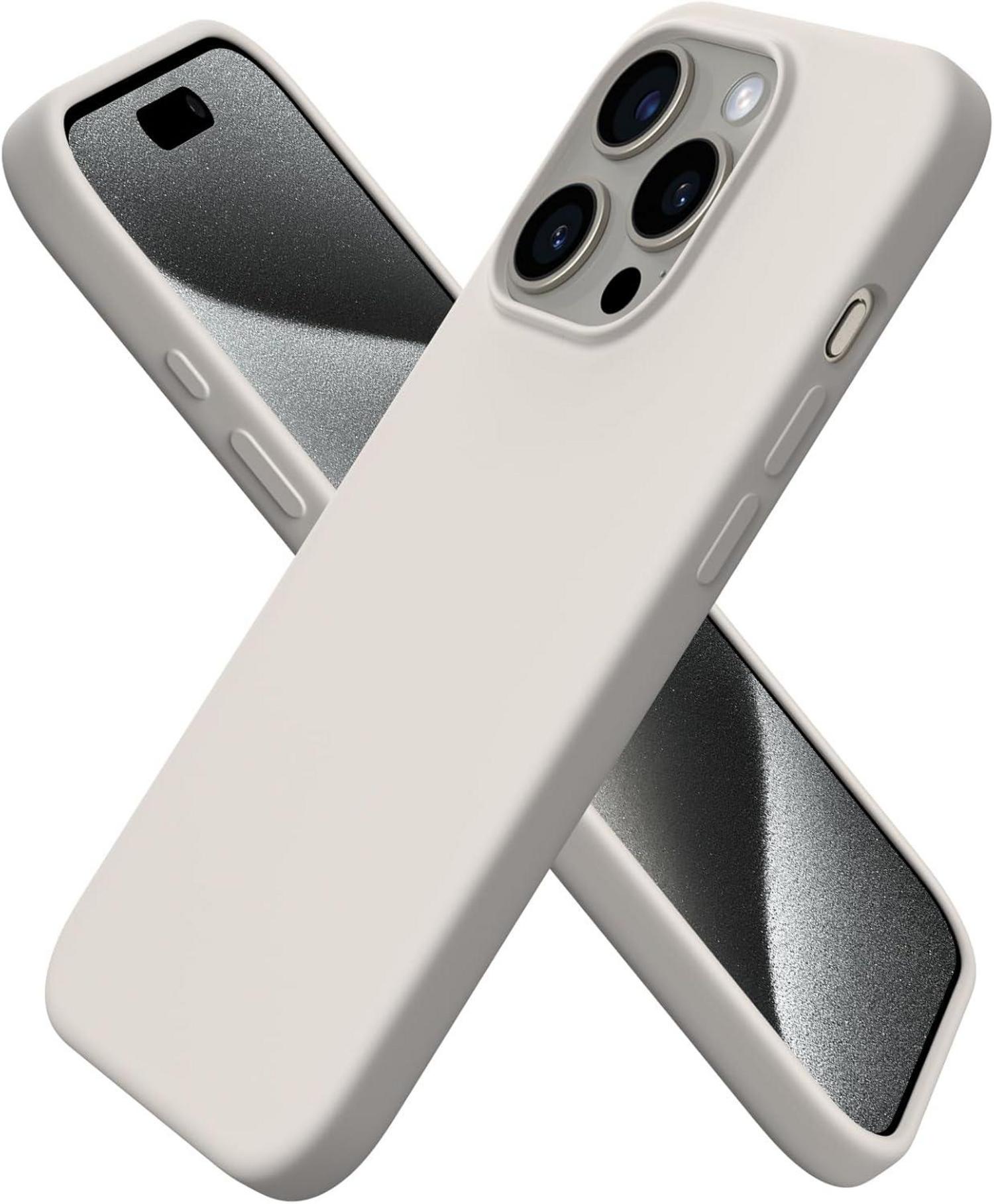 iPhone 15 Pro Silikonhülle 6,1 Zoll Schutzhülle Stoßfest
