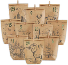 Adventskalender Papiertüten Weihnachtskalender Selbstbefüllen