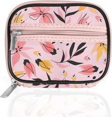 Tablettenbox 7 Tage Medikamentenbox Reißverschluss Stofftasche - Rosa