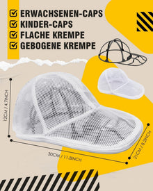 Cap Washer für Baseballkappen & Basecaps, zusammenklappbarer