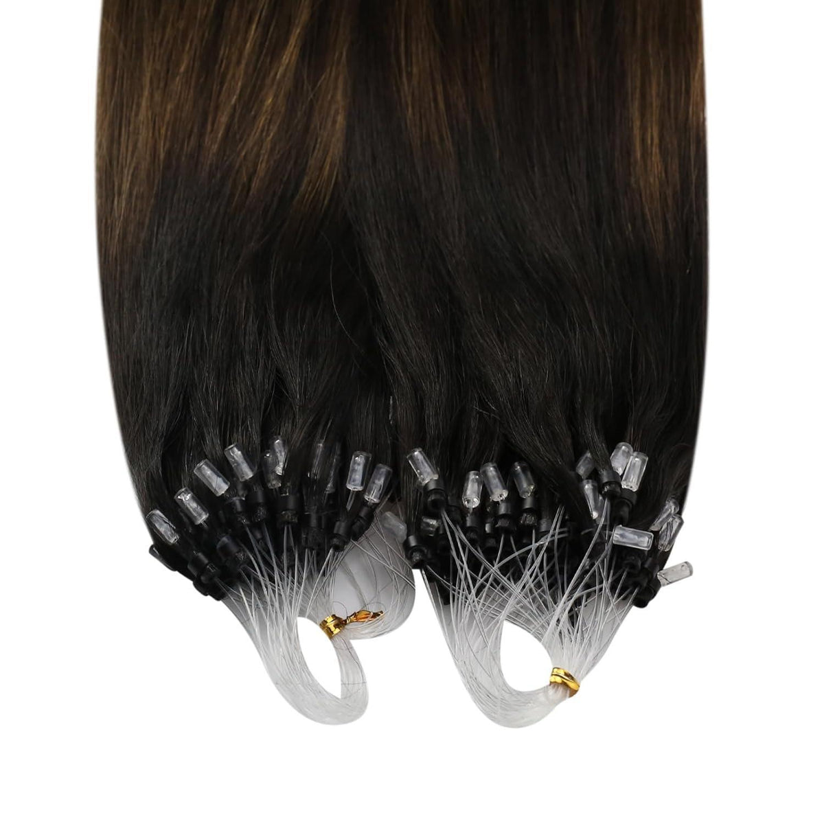 Echthaar Balayage Extensions Braun Blond 55cm