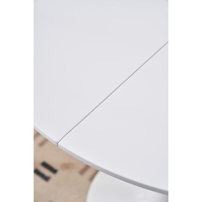 Moderner runder Esstisch weiß 80x75cm – Küchentisch