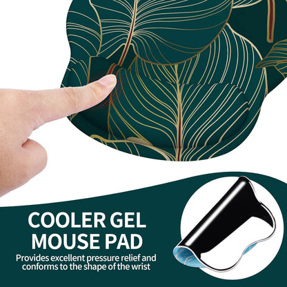Ergonomisches Mauspad mit Gelkissen und Handauflage, rutschfeste