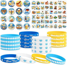 Oktoberfest Accessoires Set Armband Pins Tattoos Temporäre Bayern