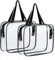 Transparente Kosmetiktasche 2er Set für Reisen - TSA-zugelassene