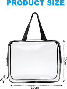 Transparente Kulturtasche für Familie, TSA-zugelassen