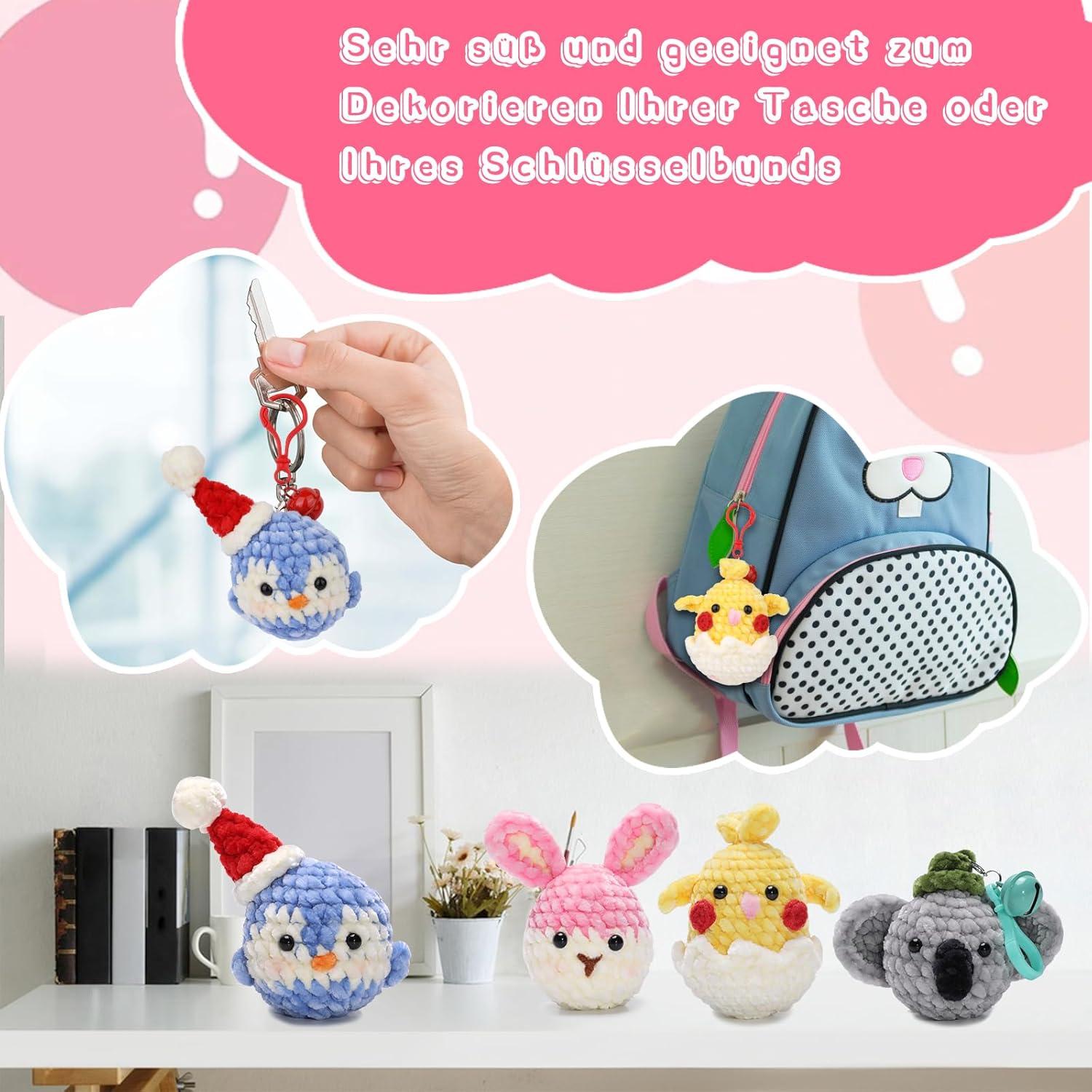 DIY Häkelset Koala Anfänger Starter-Set mit Videoanleitung