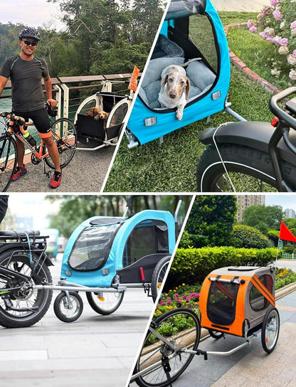 Fahrradanhänger Kupplung Anhängerkupplung Adapter Hundefahrrad 2er-Pack