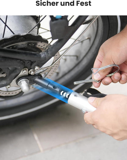 Coicer Fahrradanhänger Kupplung Adapter Hundeanhänger Sicherungsstift Silber