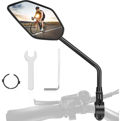Fahrradspiegel E-Bike Links 360° Drehbar Klappbar