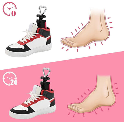 Schuhspanner verstellbar für Damen & Herren, Rot Rosa (37-43)