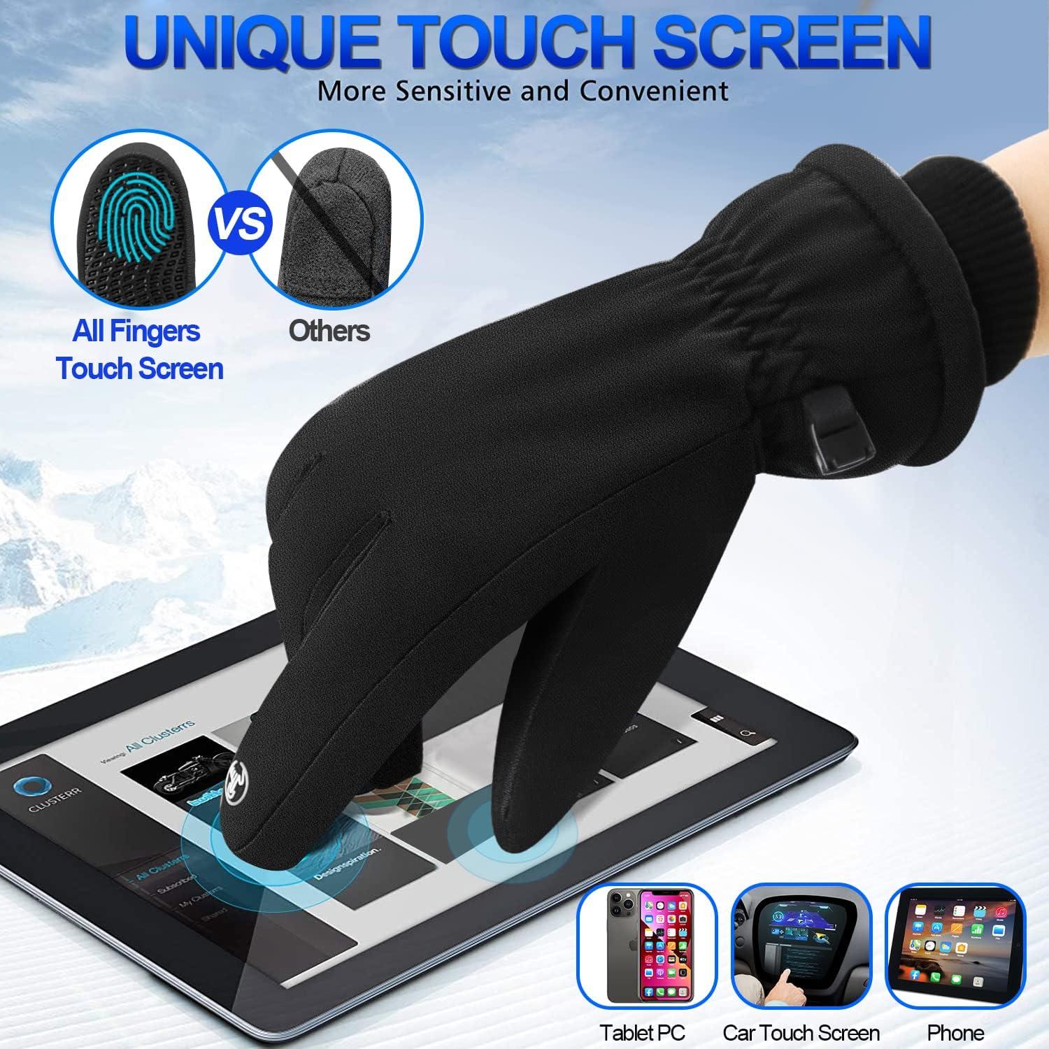 Wasserdichte Winter Touchscreen Handschuhe Herren Damen Ski Fahrrad