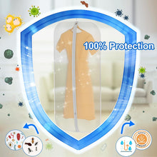 Kleidersack 8-Stück 60CM×120CM Transparent Weiß mit