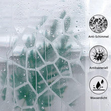 Duschvorhang 120x200cm Wasserdicht Eva Halbtransparent 3D