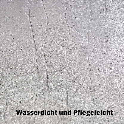 Duschvorhang Transparent Weiß 200x200 mit Magneten und Haken