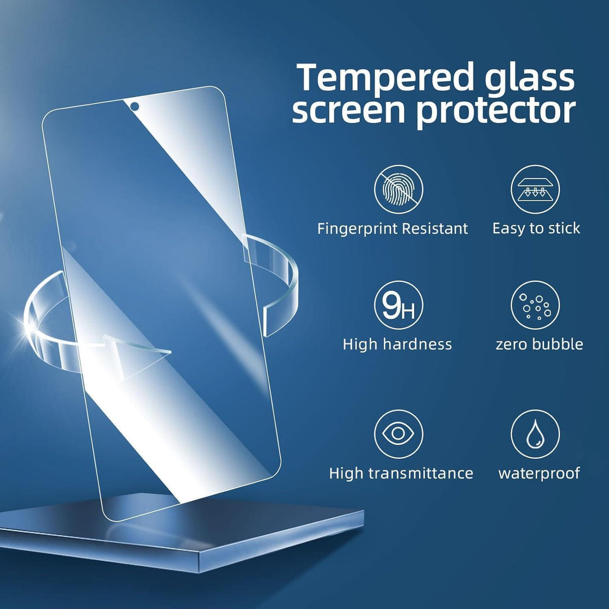 Panzer Schutz Glas Xiaomi POCO F5 F5 Pro 3 Stück 9H 0.33mm Ultra-klar