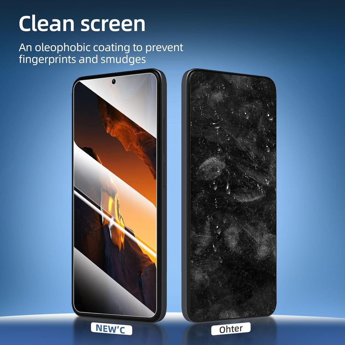 Panzer Schutz Glas Xiaomi POCO F5 F5 Pro 3 Stück 9H 0.33mm Ultra-klar