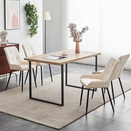 Samt Esszimmerstühle 2er Set – Gepolstert & Bequem