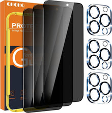 Sichtschutz & Kameraschutz iPhone 15 Pro Max Blickschutzfolie 9H HD