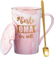 Oma Geschenk Tasse Spruch Welt Großmama Geburtstag Muttertag