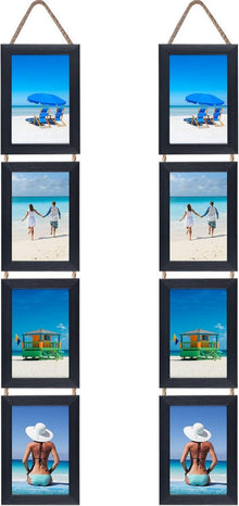 10x15 Rustikale Collage-Bilderrahmen-Set für Wanddekoration
