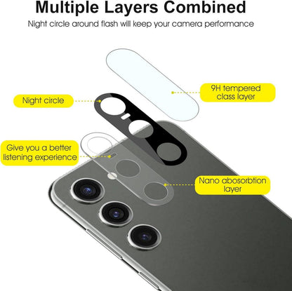 Schutzfolie Samsung Galaxy S23 3+2 Stück Panzer Glas Kameraschutz