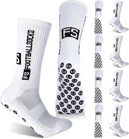 5er Pack Fußballsocken 39-46 Anti-Rutsch Sportsocken Herren Damen